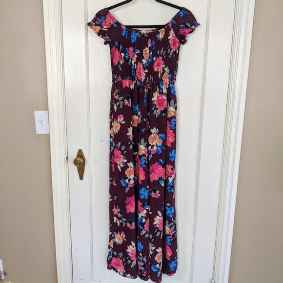 Band of Gypsies Floral Jumpsuit - size M - Picture 1 of 8